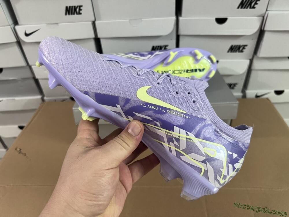 Nike Air Zoom Mercurial Vapor 16 Elite FG Low-Tops Football Boots - Purple/Yellow/White