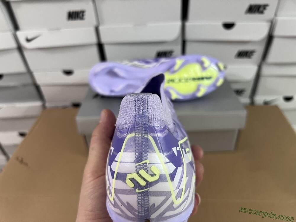 Nike Air Zoom Mercurial Vapor 16 Elite FG Low-Tops Football Boots - Purple/Yellow/White