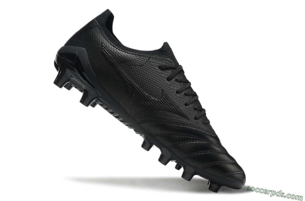 Mizuno Morelia Neo 3 FG Low-Tops Football Boots - Black/Black 5