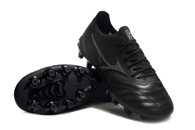 Mizuno Morelia Neo 3 FG Low-Tops Football Boots - Black/Black