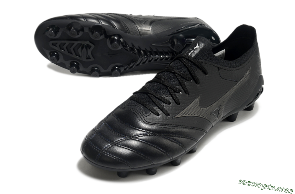 Mizuno Morelia Neo 3 FG Low-Tops Football Boots - Black/Black 3