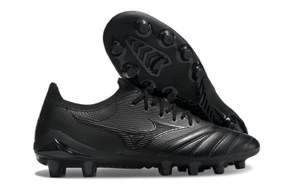 Mizuno Morelia Neo 3 FG Low-Tops Football Boots - Black/Black