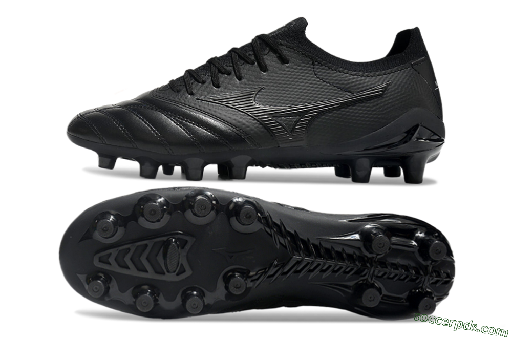 Mizuno Morelia Neo 3 FG Low-Tops Football Boots - Black/Black 0