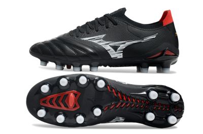 Mizuno Morelia Neo 3 FG Low-Tops Football Boots - Black/White/Red