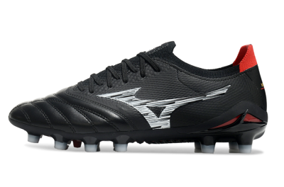 Mizuno Morelia Neo 3 FG Low-Tops Football Boots - Black/White/Red