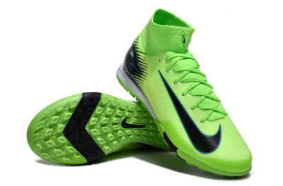 Nike Air Zoom Mercurial Superfly 10 Elite TF High-Tops Football Shoes - Yellow/Black/White