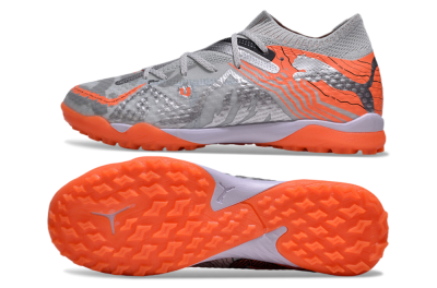 Puma Future Ultimate TF Low-Tops Football Shoes - Silver/Red/White
