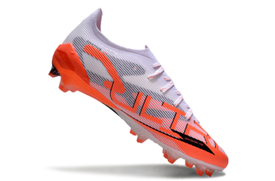 Puma Ultra Ultimate FG Low-Tops Football Boots - White/Black/Red