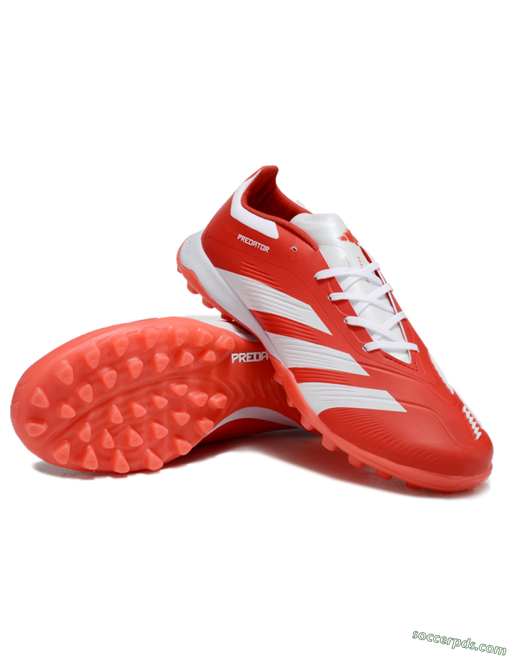 Adidas Predator 24 Elite TF Low-Tops Football Shoes - Red/White 3