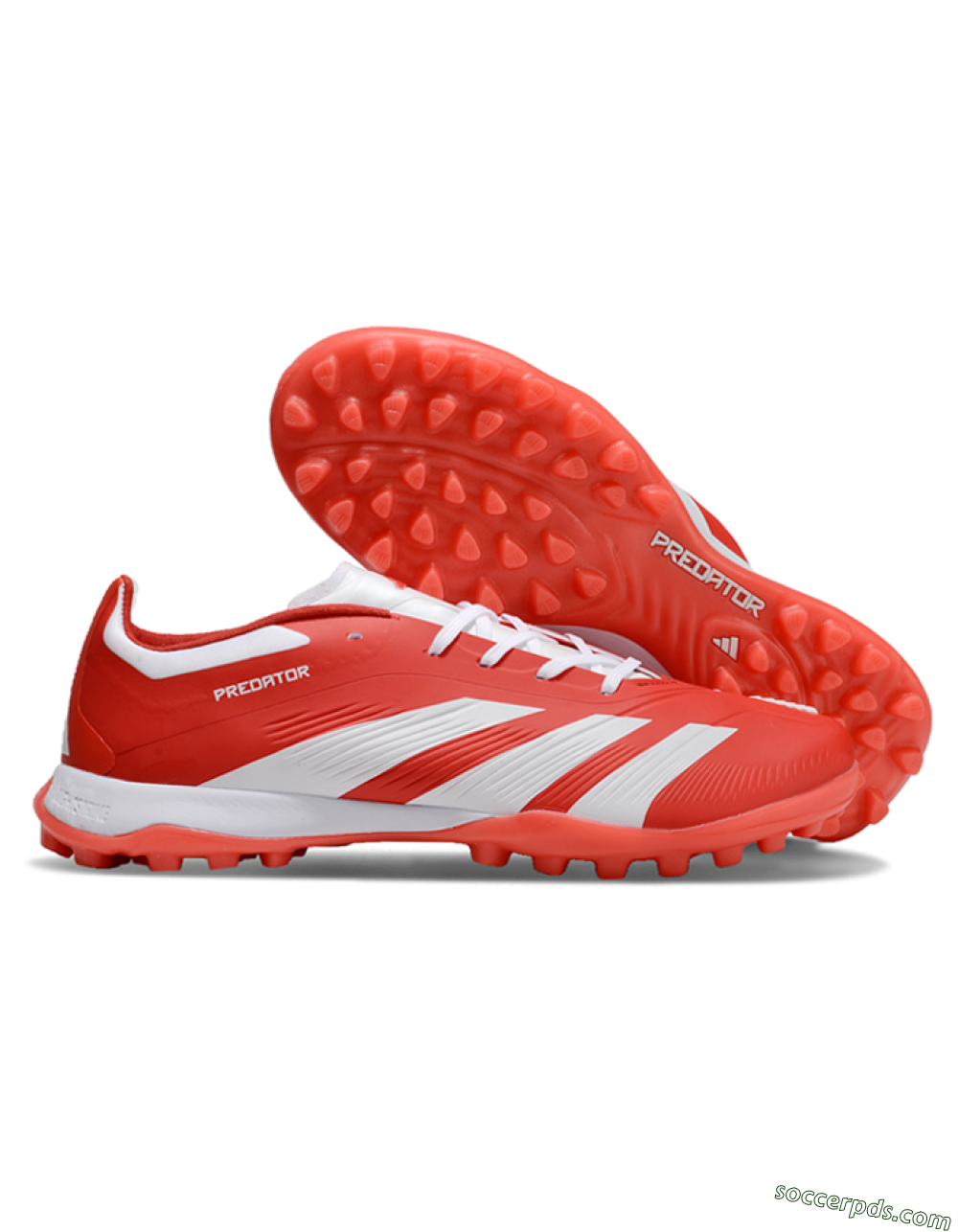 Adidas Predator 24 Elite TF Low-Tops Football Shoes - Red/White 1