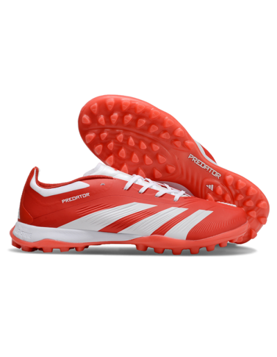 Adidas Predator 24 Elite TF Low-Tops Football Shoes - Red/White