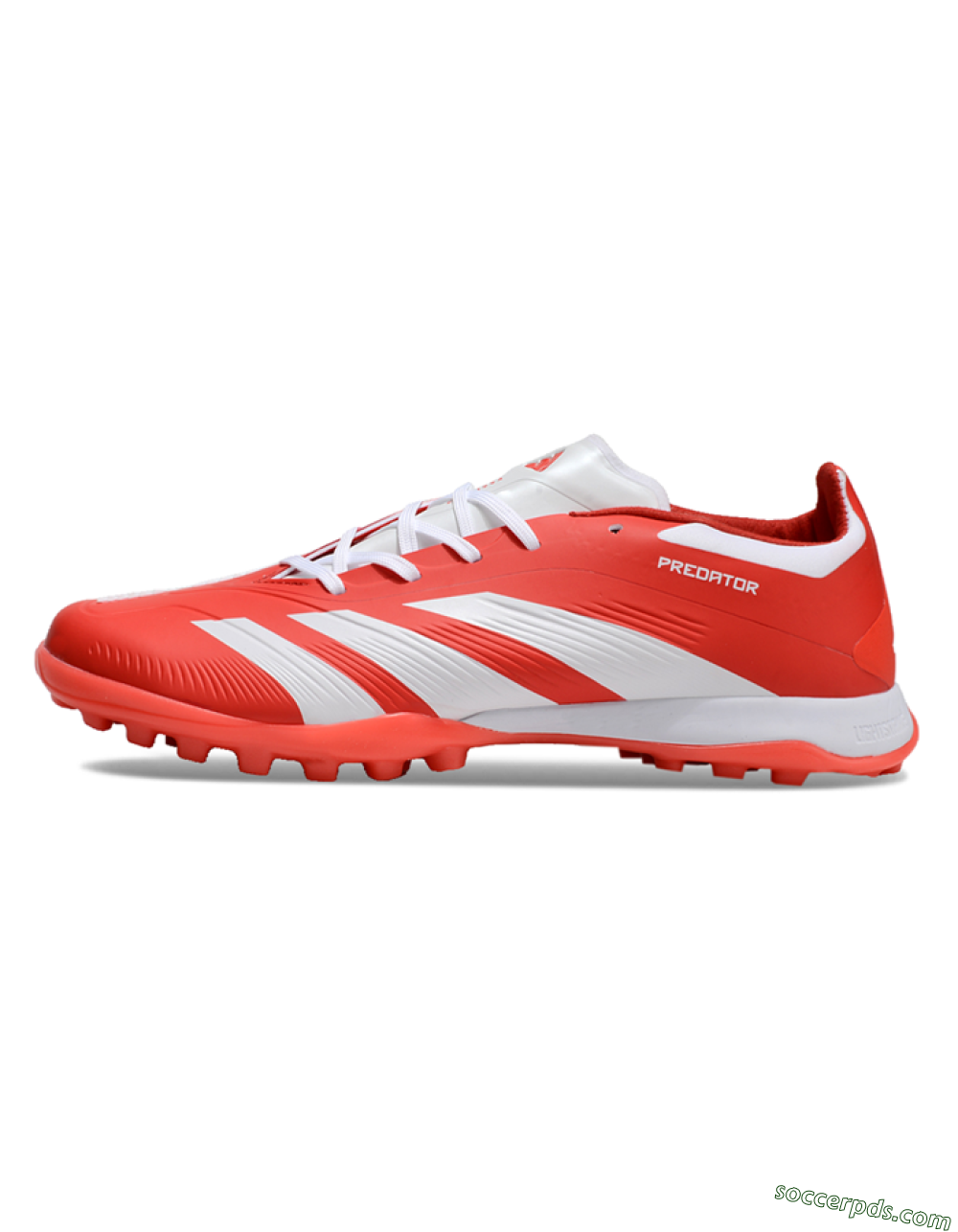 Adidas Predator 24 Elite TF Low-Tops Football Shoes - Red/White 2