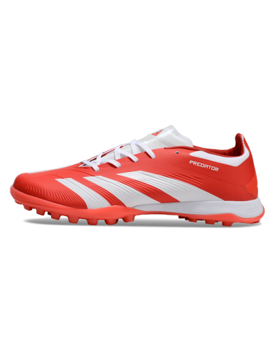 Adidas Predator 24 Elite TF Low-Tops Football Shoes - Red/White