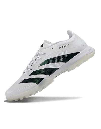Adidas Predator 24 Elite TF Low-Tops Football Shoes - White/Black
