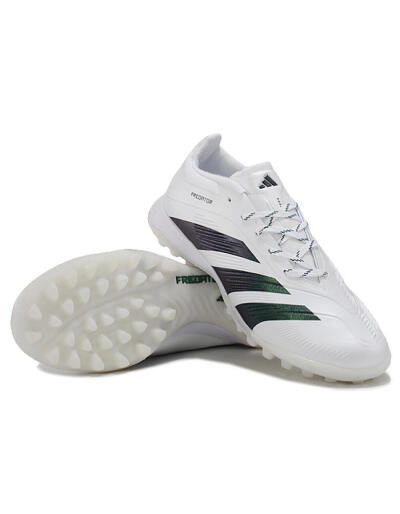 Adidas Predator 24 Elite TF Low-Tops Football Shoes - White/Black