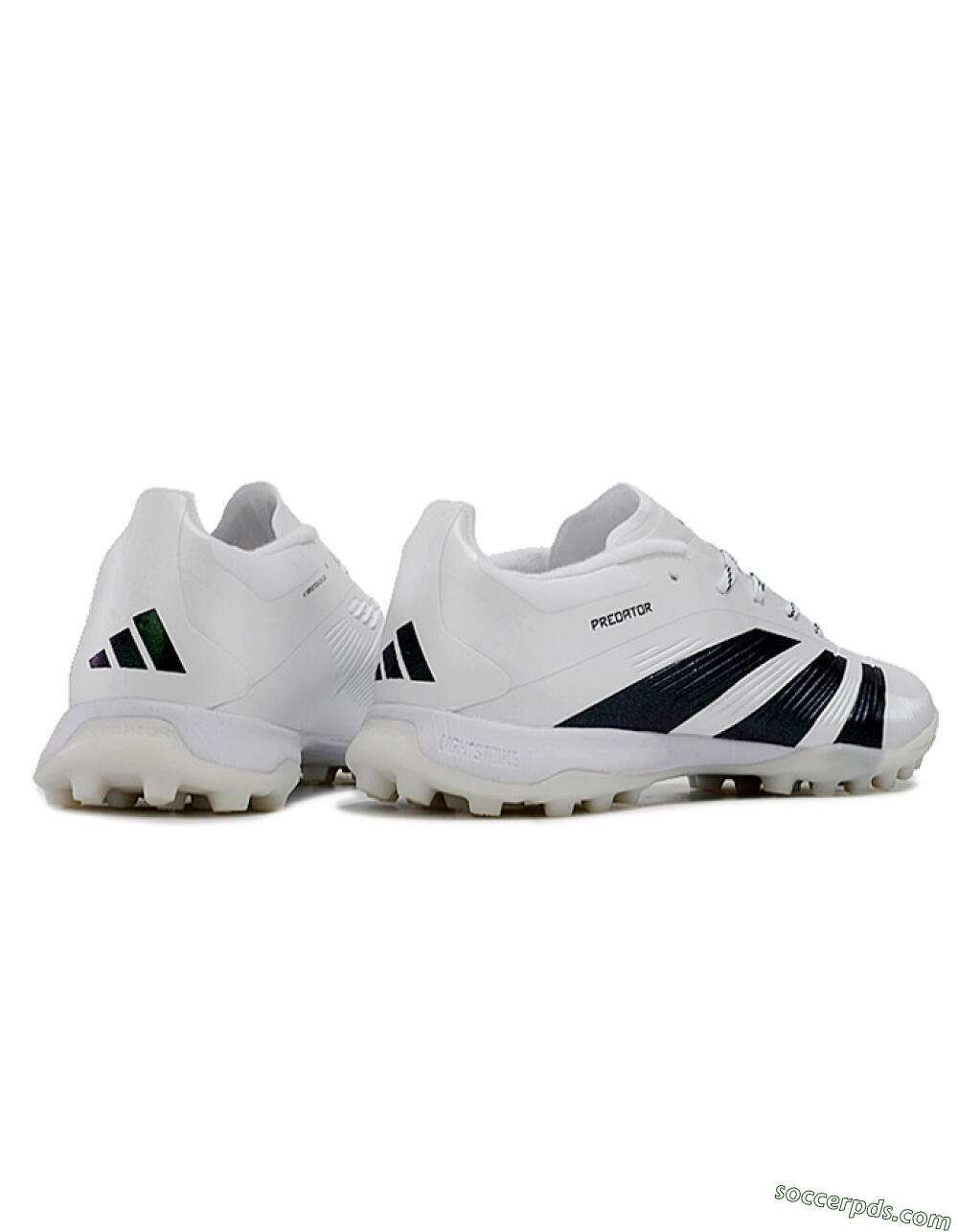 Adidas Predator 24 Elite TF Low-Tops Football Shoes - White/Black 6