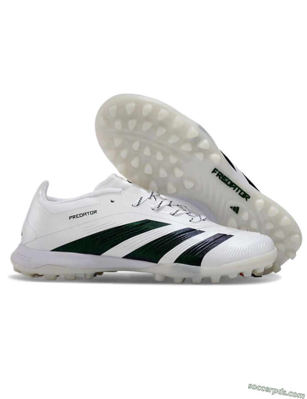 Adidas Predator 24 Elite TF Low-Tops Football Shoes - White/Black 1