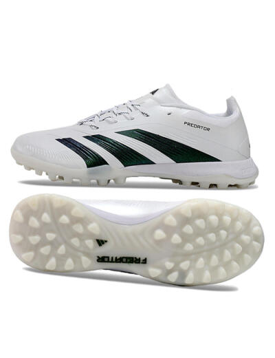 Adidas Predator 24 Elite TF Low-Tops Football Shoes - White/Black