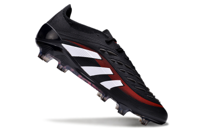 Adidas Predator Elite 24 FG Low-Tops Football Boots - Black/White/Red