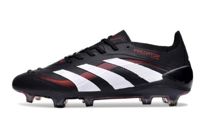 Adidas Predator Elite 24 FG Low-Tops Football Boots - Black/White/Red
