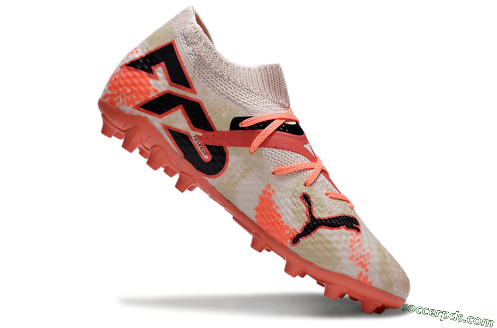 Puma Future Ultimate MG Low-Tops Football Boots - Pink/Red/Black 4