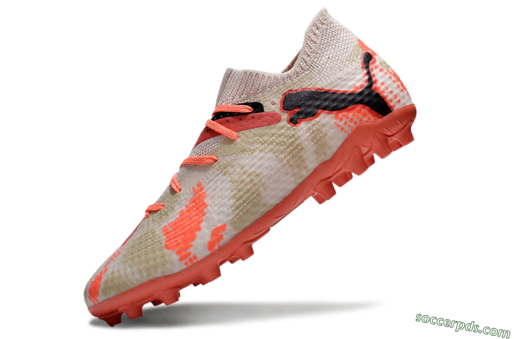 Puma Future Ultimate MG Low-Tops Football Boots - Pink/Red/Black 5