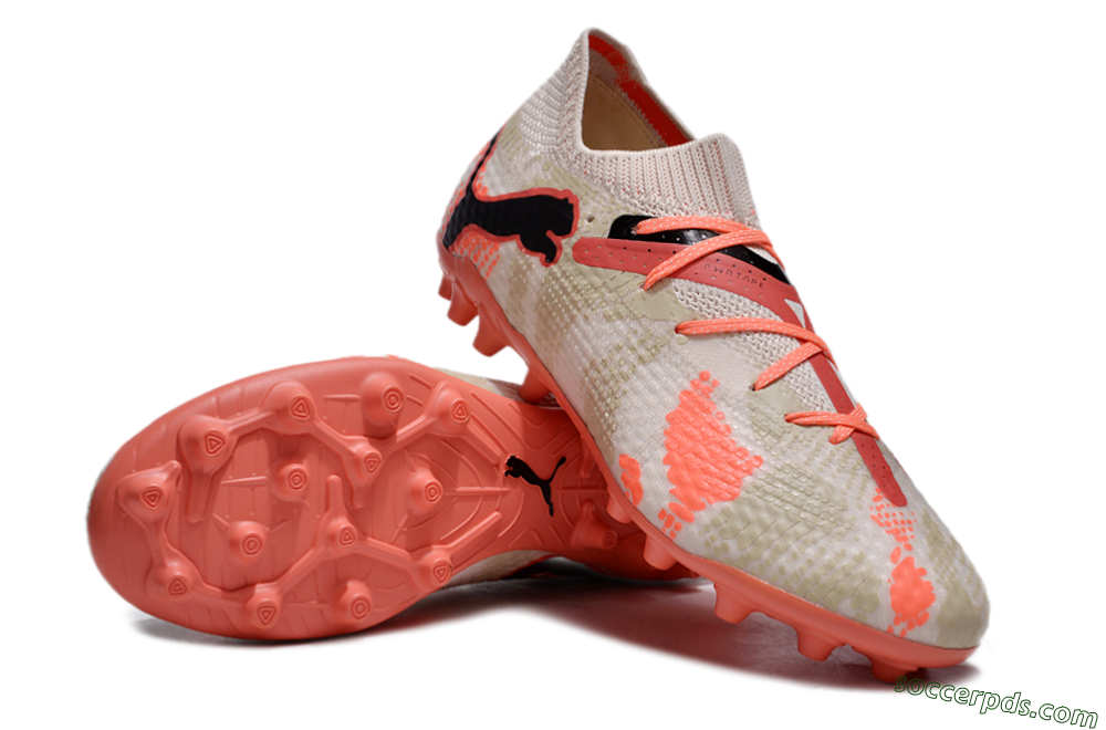 Puma Future Ultimate MG Low-Tops Football Boots - Pink/Red/Black 3