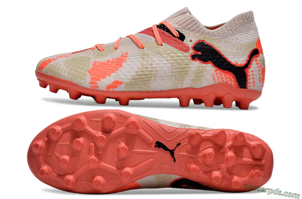 Puma Future Ultimate MG Low-Tops Football Boots - Pink/Red/Black 0