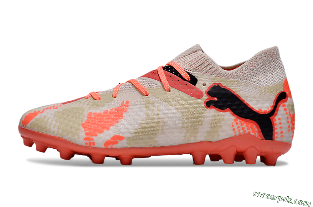 Puma Future Ultimate MG Low-Tops Football Boots - Pink/Red/Black 2