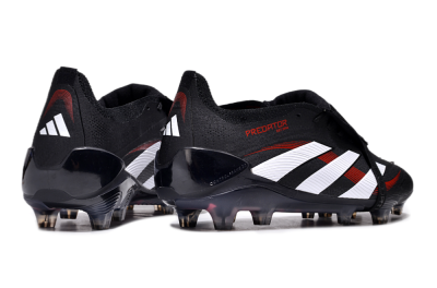 Adidas Predator Elite Foldover Tongue FG Low-Tops Football Boots - Black/White/Red