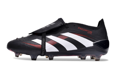 Adidas Predator Elite Foldover Tongue FG Low-Tops Football Boots - Black/White/Red