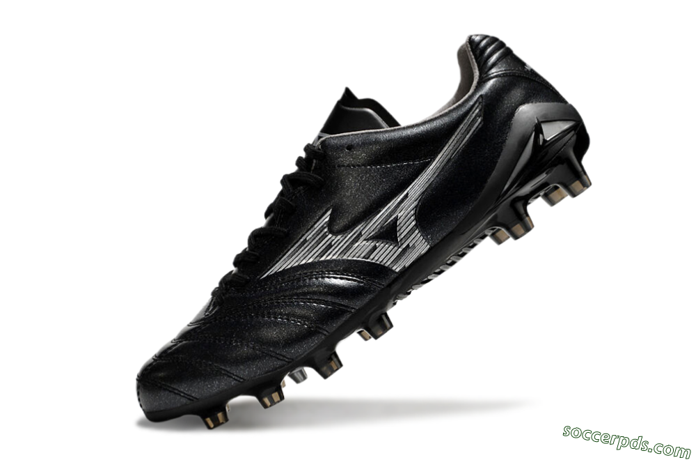 Mizuno Morelia Neo 4 FG Low-Tops Football Boots - Black/Silver 5