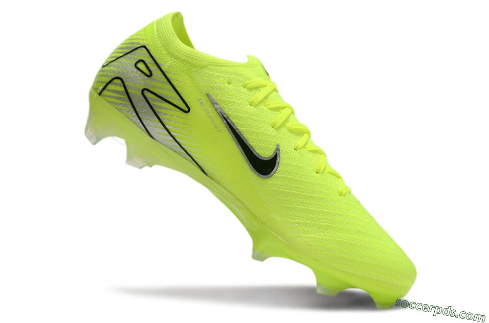 Nike Air Zoom Mercurial Vapor 16 Elite FG Low-Tops Football Boots - Yellow/Black/Silver 4