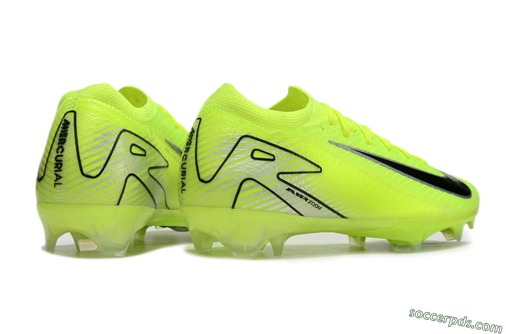 Nike Air Zoom Mercurial Vapor 16 Elite FG Low-Tops Football Boots - Yellow/Black/Silver 6