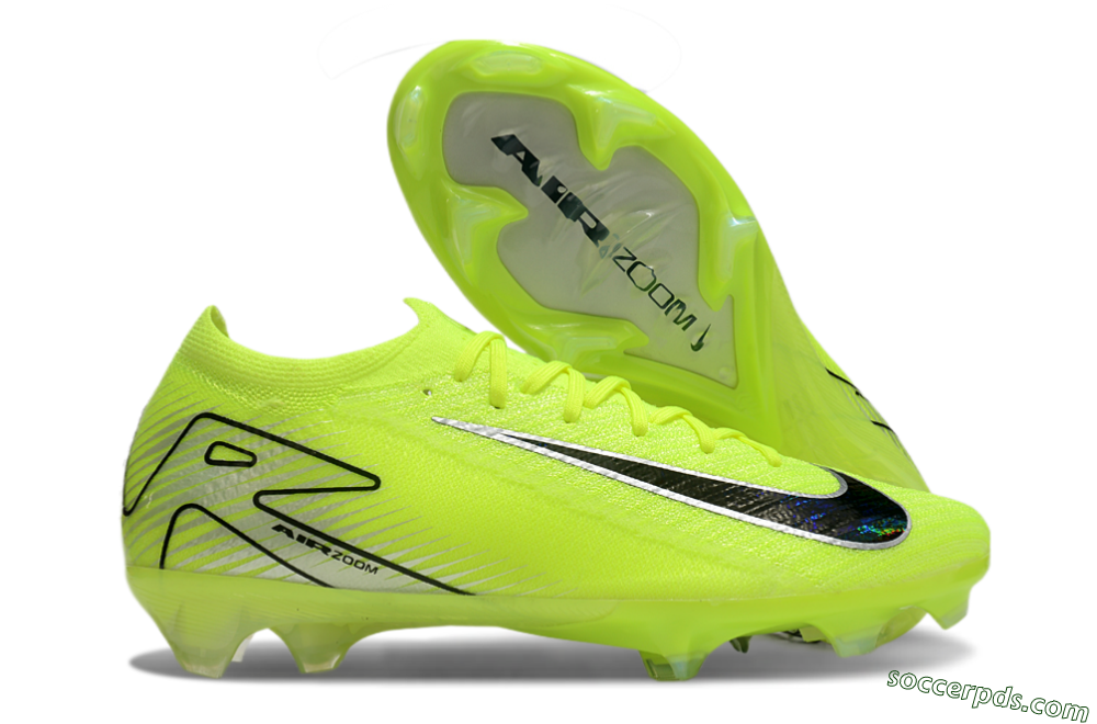 Nike Air Zoom Mercurial Vapor 16 Elite FG Low-Tops Football Boots - Yellow/Black/Silver 1
