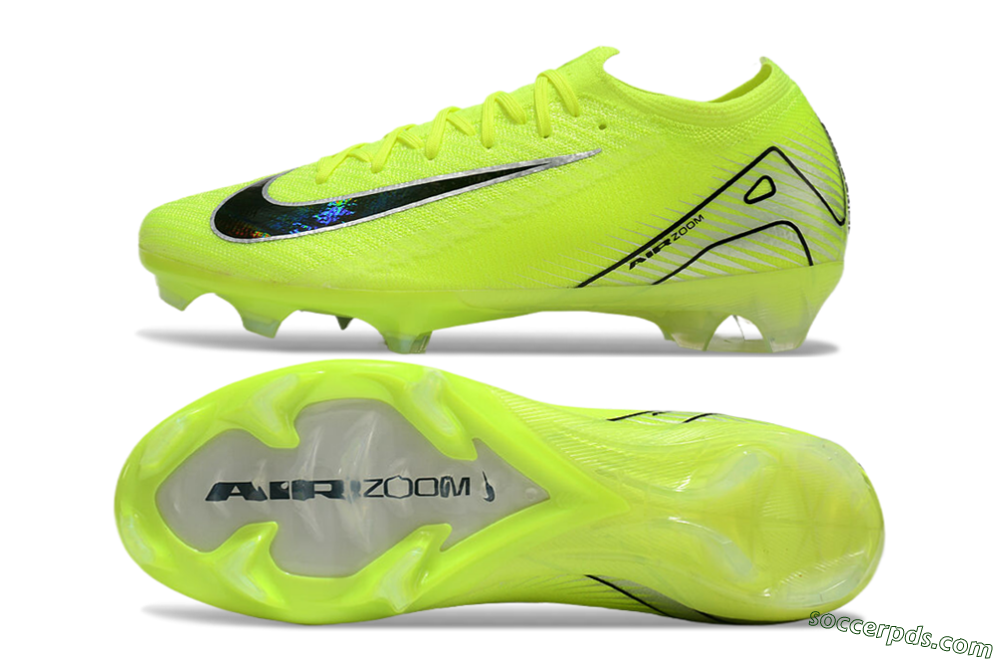 Nike Air Zoom Mercurial Vapor 16 Elite FG Low-Tops Football Boots - Yellow/Black/Silver 0