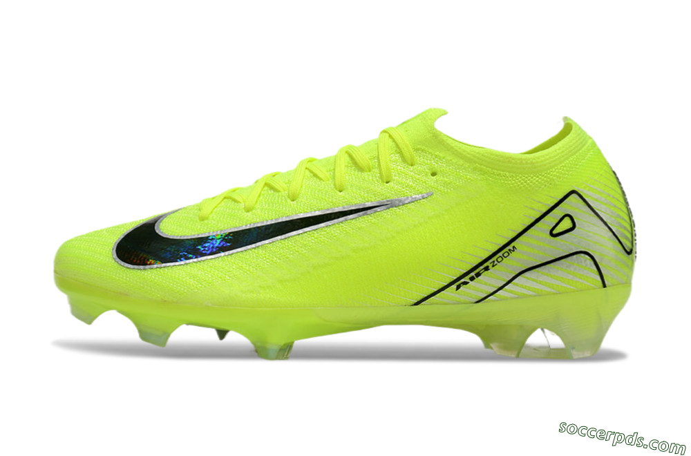 Nike Air Zoom Mercurial Vapor 16 Elite FG Low-Tops Football Boots - Yellow/Black/Silver 2