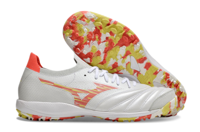 Mizuno Morelia Neo Sala M8 TF Low-Tops Football Shoes - White/Red/Yellow