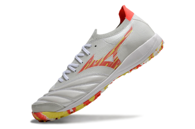 Mizuno Morelia Neo Sala M8 TF Low-Tops Football Shoes - White/Red/Yellow