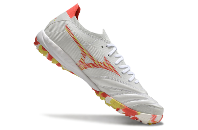 Mizuno Morelia Neo Sala M8 TF Low-Tops Football Shoes - White/Red/Yellow
