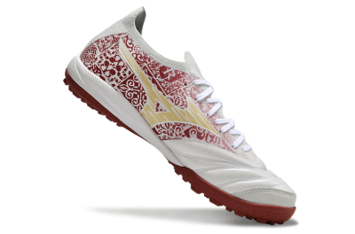 Mizuno Morelia Neo Sala M8 TF Low-Tops Football Shoes - White/Red/Yellow