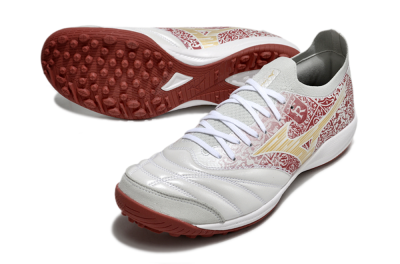 Mizuno Morelia Neo Sala M8 TF Low-Tops Football Shoes - White/Red/Yellow