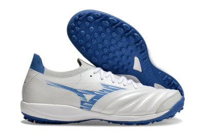Mizuno Morelia Neo Sala M8 TF Low-Tops Football Shoes - Beige/Blue/White
