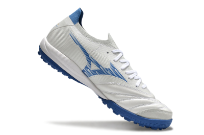 Mizuno Morelia Neo Sala M8 TF Low-Tops Football Shoes - Beige/Blue/White