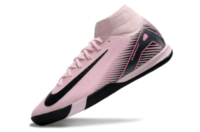 Nike Air Zoom Mercurial Superfly 10 Elite IC High-Tops Football Shoes - Pink/Black