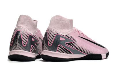 Nike Air Zoom Mercurial Superfly 10 Elite IC High-Tops Football Shoes - Pink/Black