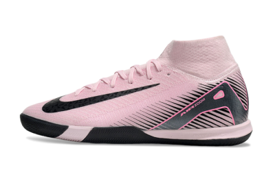 Nike Air Zoom Mercurial Superfly 10 Elite IC High-Tops Football Shoes - Pink/Black