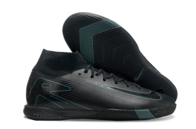 Nike Air Zoom Mercurial Superfly 10 Elite IC High-Tops Football Shoes - Black/Blue