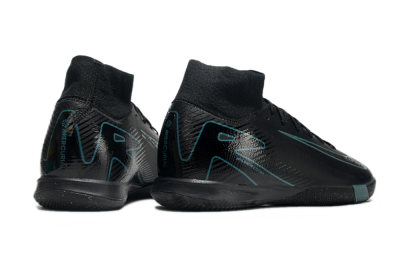 Nike Air Zoom Mercurial Superfly 10 Elite IC High-Tops Football Shoes - Black/Blue