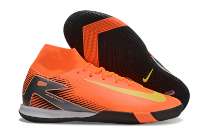 Nike Air Zoom Mercurial Superfly 10 Elite IC High-Tops Football Shoes - Red/Yellow/Black